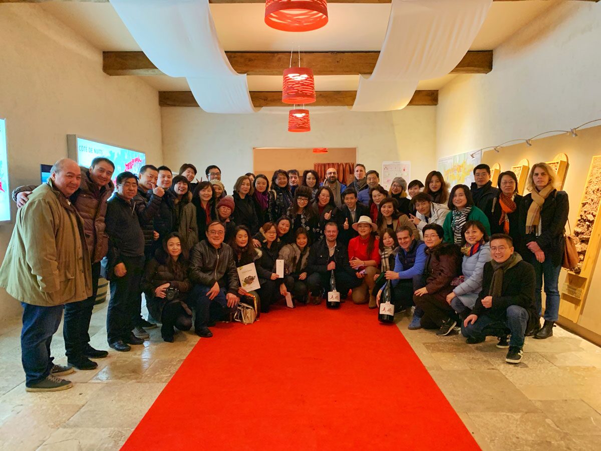 China Workshop 2019 买家代表团在勃艮第考察合影